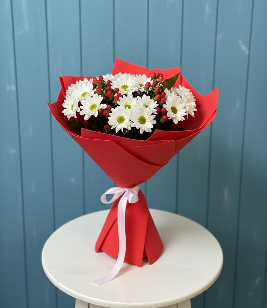 Букет цветов из: Хризантемы в Чулки-Соколово