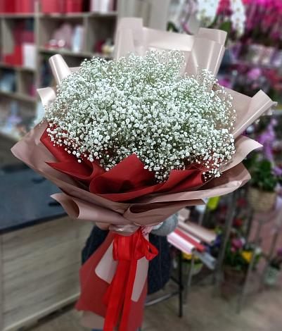 Букет цветов из: Гипсофила в Чулки-Соколово