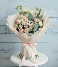 Букет цветов из:  Розы и Лизиантусы в Чулки-Соколово