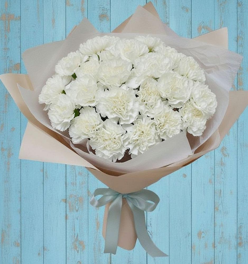 Букет цветов из: Гвоздики в Чулки-Соколово