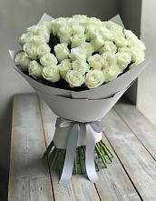 Букет 35 Белых роз в Чулки-Соколово