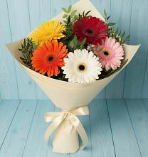 Букет цветов из:  Герберы в Чулки-Соколово