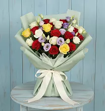 Букет цветов из:  Розы в Чулки-Соколово