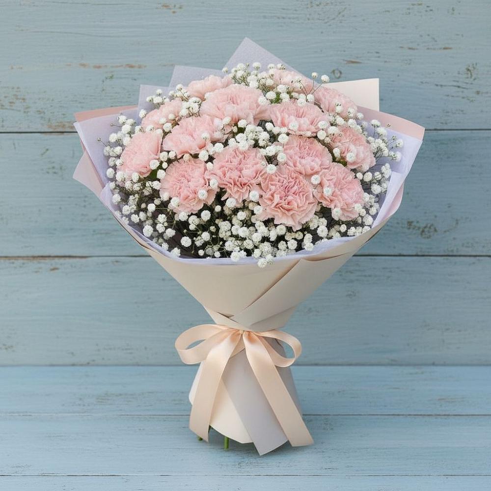 Букет цветов из: Гвоздики в Чулки-Соколово