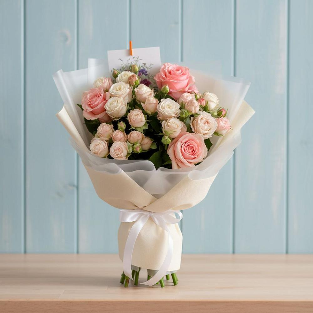 Букет цветов из: Розы в Чулки-Соколово