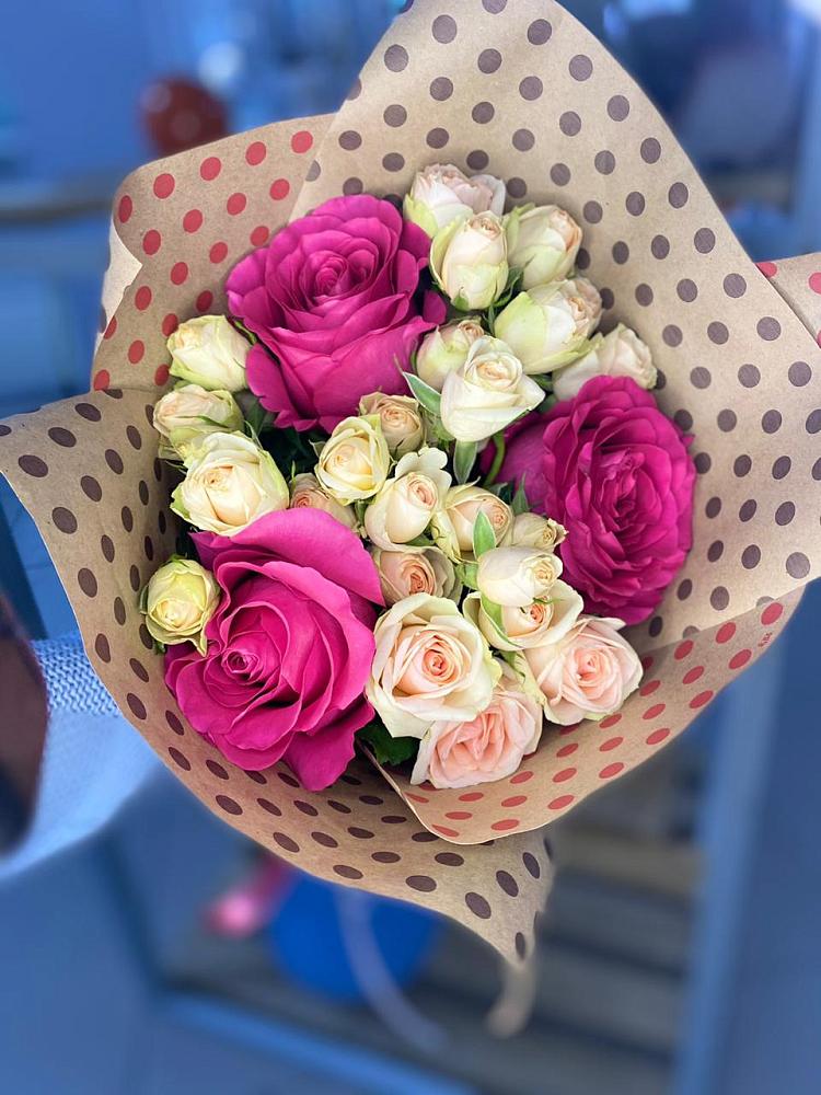 Букет цветов из: Розы в Чулки-Соколово