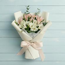 Букет цветов из:  Альстромерии в Чулки-Соколово
