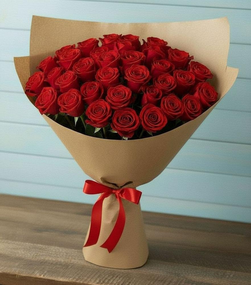 Букет Красные розы Милано в Чулки-Соколово