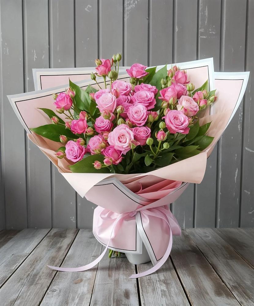 Букет Розовый кустик в Чулки-Соколово