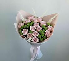 Букет цветов из:  Розы и Хризантемы в Чулки-Соколово