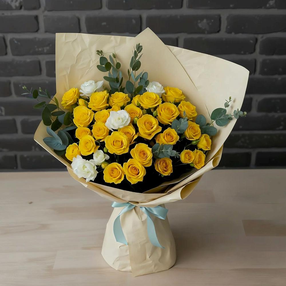 Букет цветов из: Розы в Чулки-Соколово