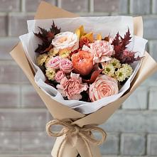 Букет цветов из:  Гвоздики, Хризантемы и Розы в Чулки-Соколово