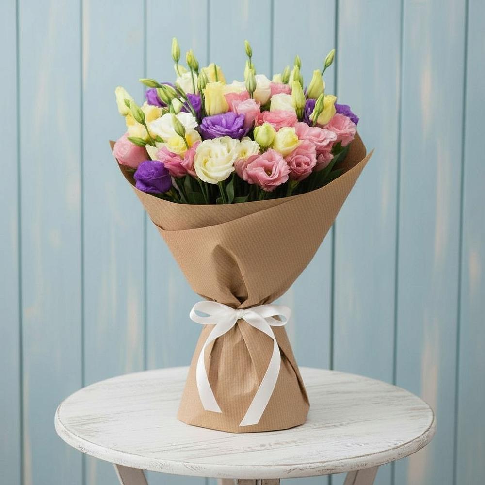 Букет цветов из: Лизиантусы в Чулки-Соколово