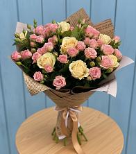 Букет цветов из:  Розы в Чулки-Соколово