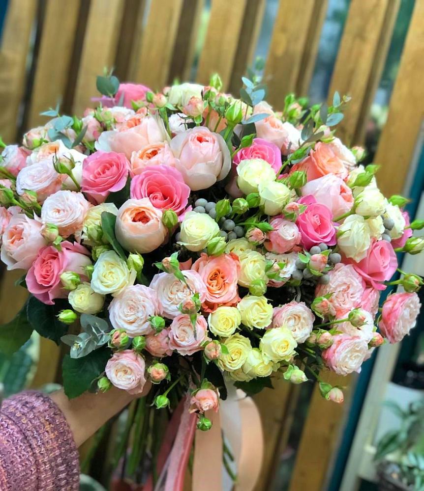 Букет цветов из: Розы в Чулки-Соколово