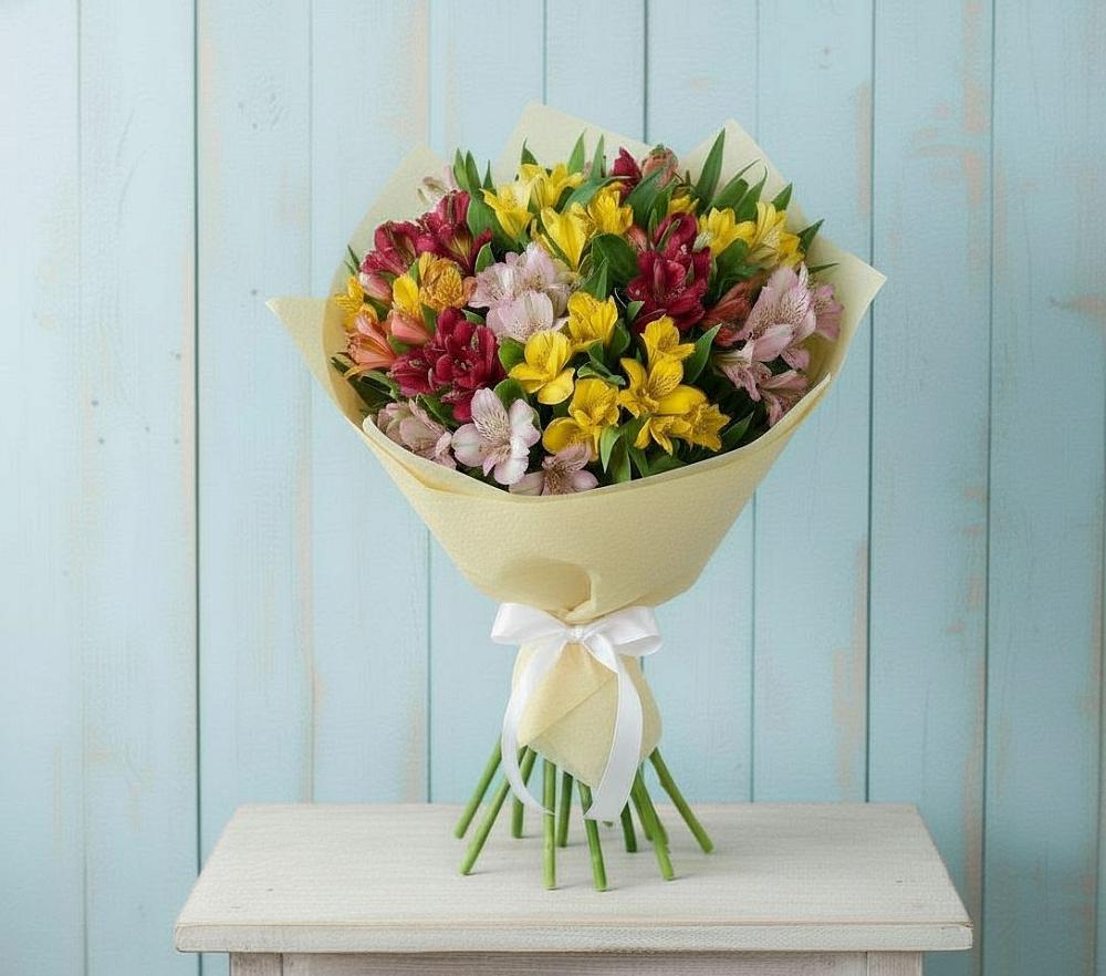 Букет цветов из: Альстромерии в Чулки-Соколово