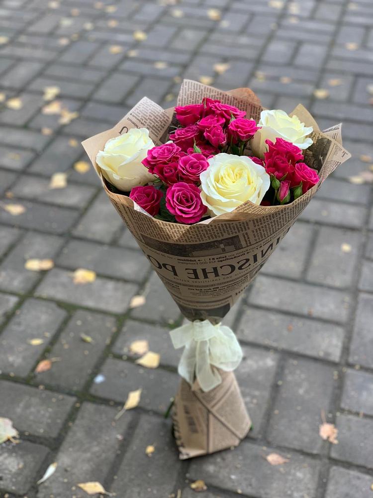 Букет цветов из: Розы в Чулки-Соколово