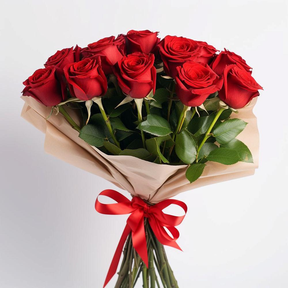 Букет 11 Красных роз Эдлесс Лав в Чулки-Соколово