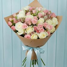 Букет цветов из:  Розы #REPLACE_PRED# Чулки-Соколово