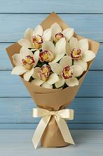 Букет цветов из:  Орхидеи и Розы в Чулки-Соколово