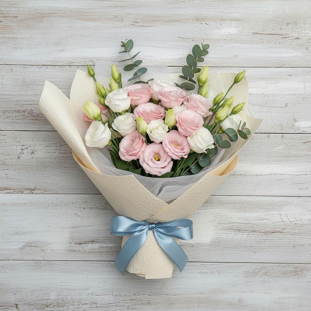 Букет цветов из: Лизиантусы в Чулки-Соколово